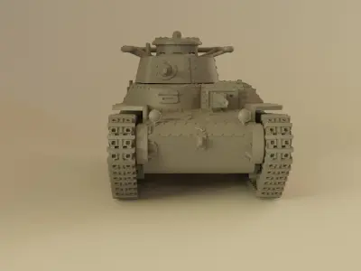 Shi-ki tank 3D model