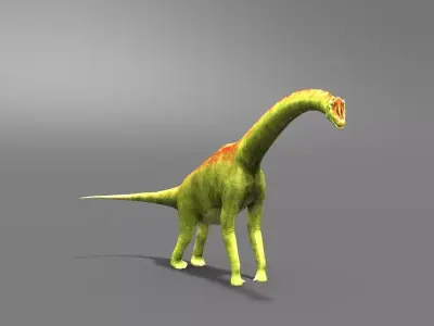 Brachiosaurus Jurassic Dinosaur Low-poly 3D model