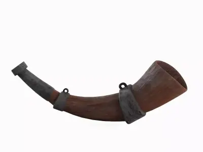 Viking Horn 02 3D model