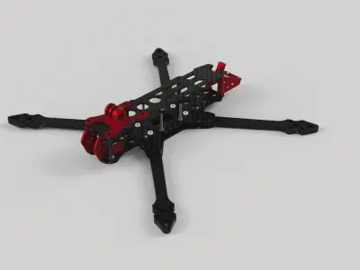 FPV Drone Frame Kit 3D print model