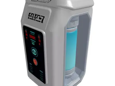 SciFi Futuristic Energy Power Cell 3D model