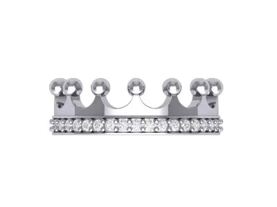 Crown Ring  3D print model buy