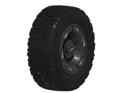 Off road wheel 3D model get