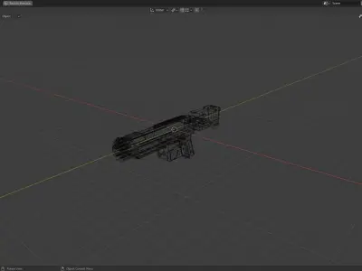 Weapon - Shotgun Low-poly 3D model