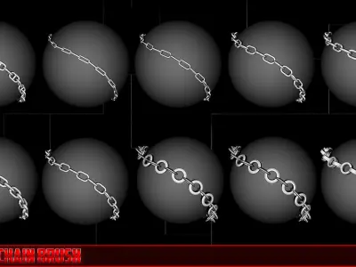 44 iMM Chain    VOL 1   Low-poly 3D model