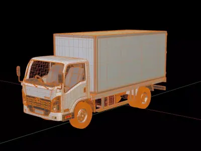 Mazda Titan Box Truck 3D model