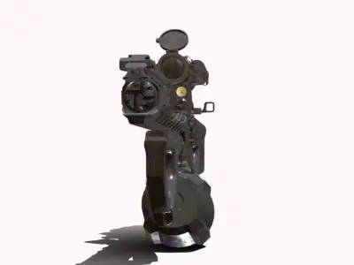 M4A1 SPACE TROPER Low-poly 3D model