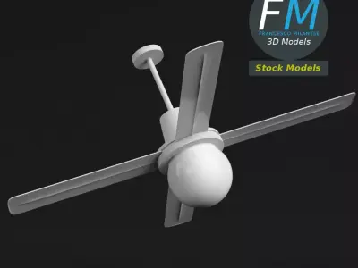 Ceiling fan 2 3D model