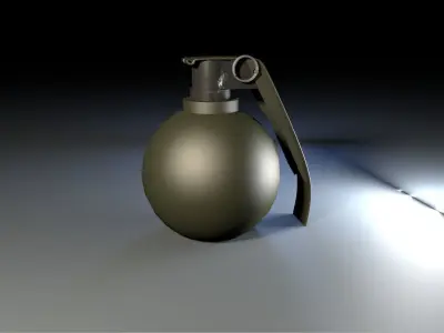 High Quality Grenade Free 3D model