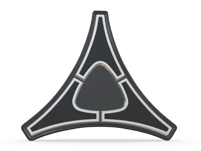 Dodge new Logo 3D model by 3dlogoman
