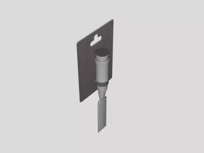 Chisel Tool Package - Geometry Only No Textures No Materials 3D model