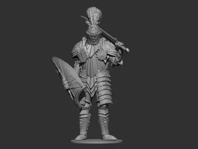 Knight 3D print model