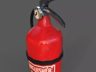 Fire Extinguisher Low-poly 3D model purchase