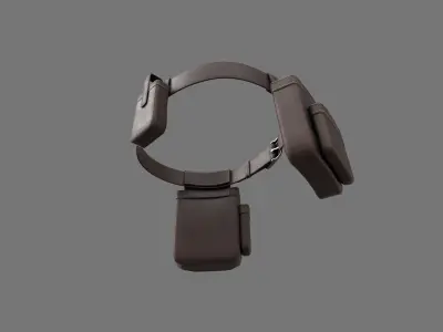 Tool Belt Game Ready Low-poly 3D model