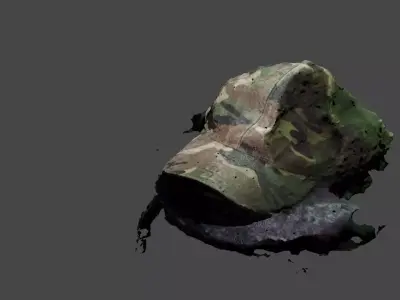 military cap 3D model
