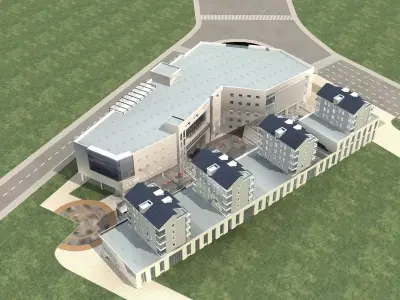 Commercial Building 3D model 144