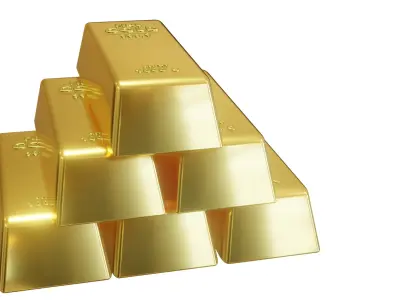 GOLD BAR 999 PURE GOLD BAR 3D model