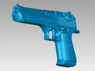 Real Desert Eagle Replica Direct 3D Scan 3D model