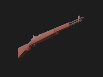 Weaponies - M1 Garand Low-poly 3D model