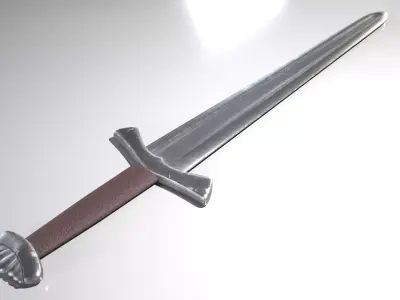Sword Low-poly 3D model 94