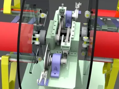 Uncoiler Brake  Free 3D model