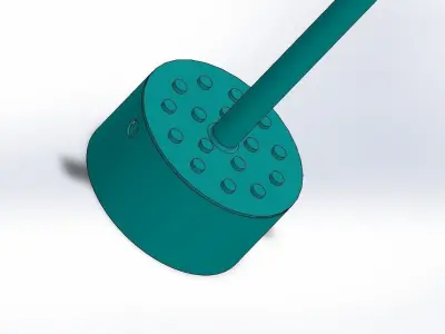 Honey Comb Briquette Machine Free 3D model
