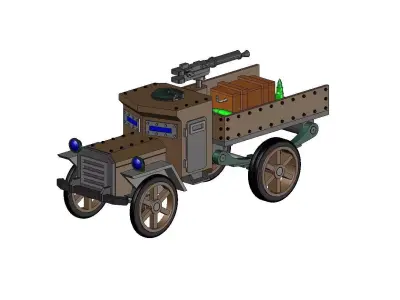ARMORED TRUCK 3D print model by War-Factory