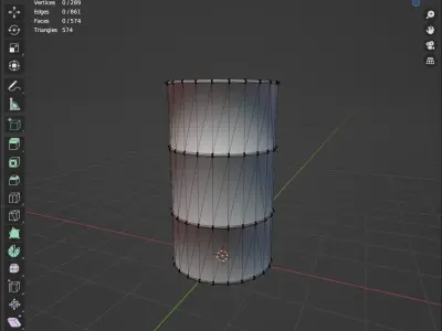 Rusty Oil Barrel Low-poly 3D model
