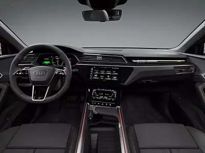 2024 Audi Q8 e-tron quattro Regular mirror 3D model
