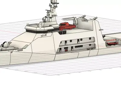 Indonesian Coast Guard Nipah class 3D print model