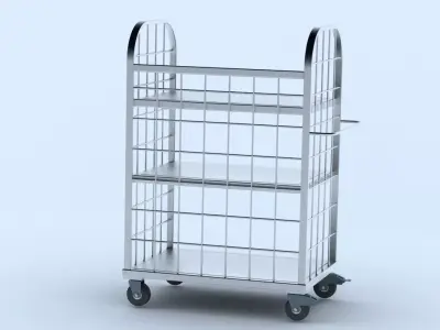Tool trolley cart 3D model