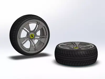 Car Tyre Free 3D model by danielkruss123