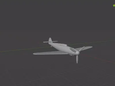 Bf-109 Free 3D model