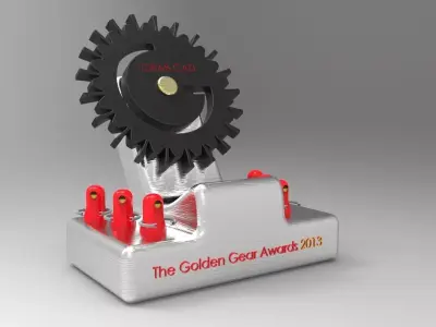 The Golden Gear Awards 2013 Free 3D model