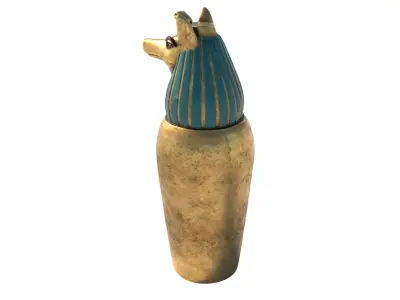 jar 2 Low-poly 3D model