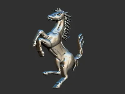 Ferrari Horse 3D print model