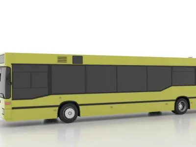 Mercedes-Benz O405GN2 Low Low-poly 3D model