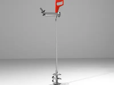 Concrete Mixer Machine - Type 3 3D model