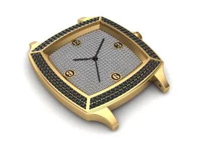 Diamond Wrist Watch  3D print model