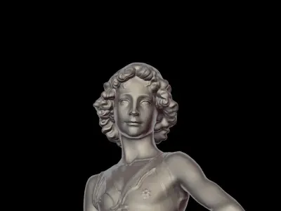 david and goliath verrocchio 3D model