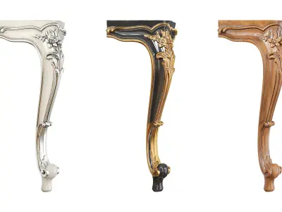 Classic leg 075 3D model