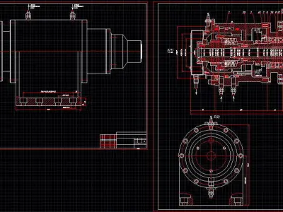 CNC Turning Machine 3D model