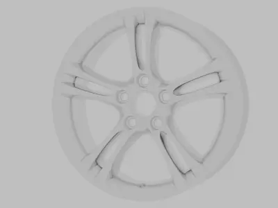 Car Wheel Free 3D model