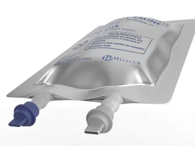 training IV bag 3D model