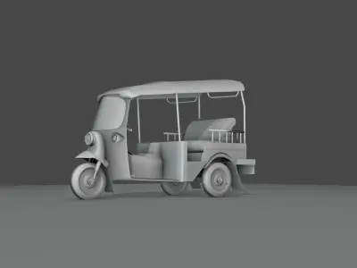 TUK TUK Free 3D model