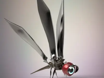 Robot bee 3D model
