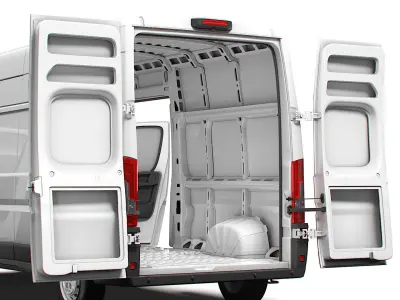 Citroen Jumper Van L3H3 HQ Interior 2023 3D model