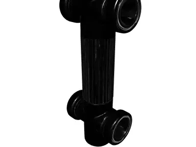 Universal Joint Drivetrain Component Low-poly 3D model