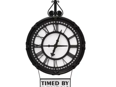 Clock Benrus 3D model