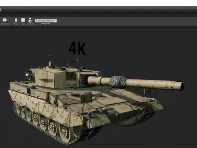 Military Tank 3D model purchase